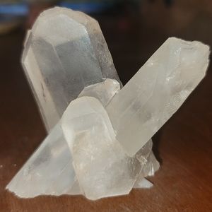 Clear quartz cluster
